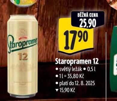   Staropramen 12  0,5 l