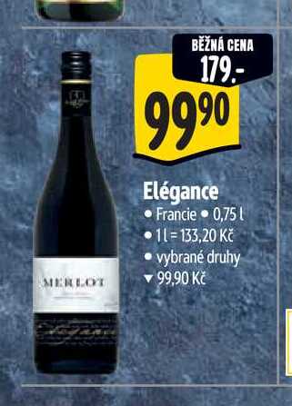 Elégance 0,75 l