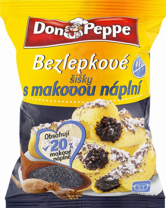 Don Peppe Bezlepkové šišky s makovou náplní