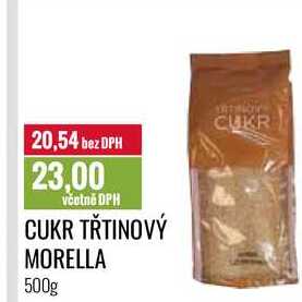 CUKR TŘTINOVÝ MORELLA 500g
