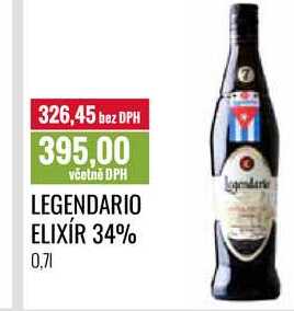 LEGENDARIO ELIXÍR 34% 0,7l