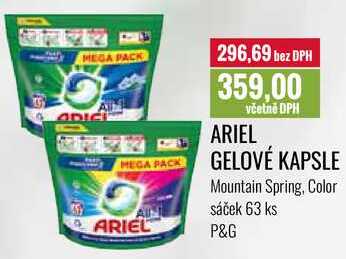 ARIEL GELOVÉ KAPSLE 63 ks 
