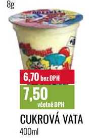 CUKROVÁ VATA 400ml 