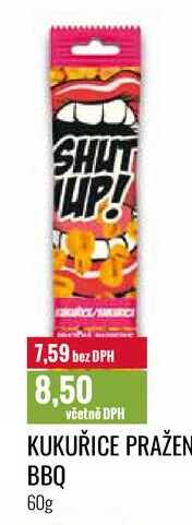 KUKUŘICE PRAŽENÁ BBQ 60g 