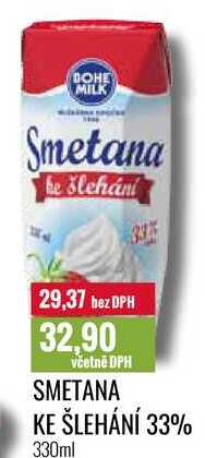 SMETANA KE ŠLEHÁNÍ 33% 330ml 