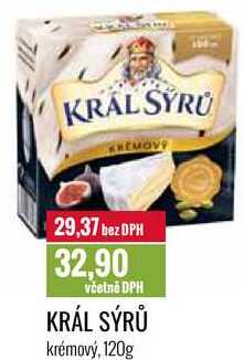 KRÁL SÝRŮ krémový, 120g 
