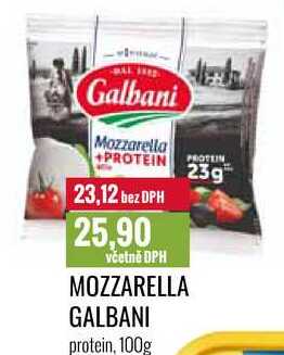MOZZARELLA GALBANI protein, 100g 