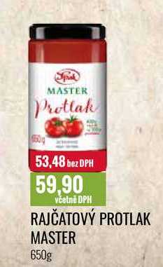 RAJČATOVÝ PROTLAK MASTER 650g 