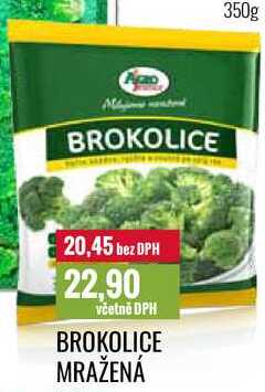 BROKOLICE MRAŽENÁ 350g 