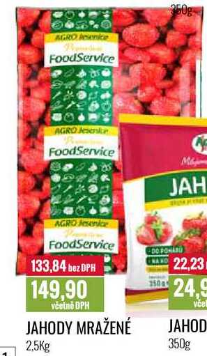 JAHODY MRAŽENÉ 2.5Kg