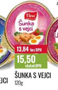 ŠUNKA S VEJCI 120g 