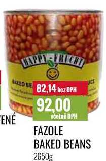 FAZOLE BAKED BEANS 2650g 