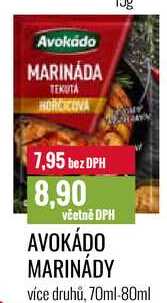 AVOKÁDO MARINÁDY 70ml-80ml 