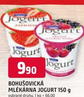 OHUŠOVICKÁ MLÉKÁRNA JOGURT 150 g 