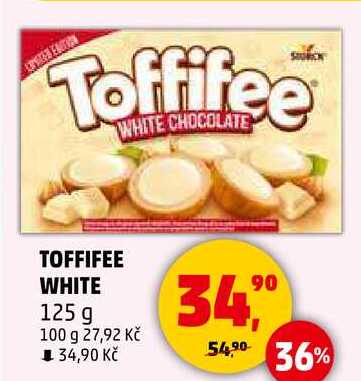 TOFFIFEE WHITE, 125 g  