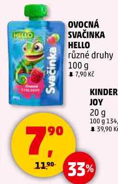 OVOCNÁ SVAČINKA HELLO různé druhy, 100 g 
