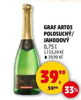 GRAF ARTOS POLOSUCHÝ/ JAHODOVÝ, 0,75 l