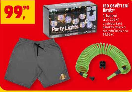 LED OSVĚTLENÍ ŘETĚZ, 1 balení 