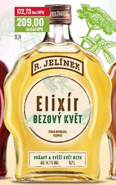 R. JELÍNEK Elixír BEZOVÝ KVĚT 0,7l