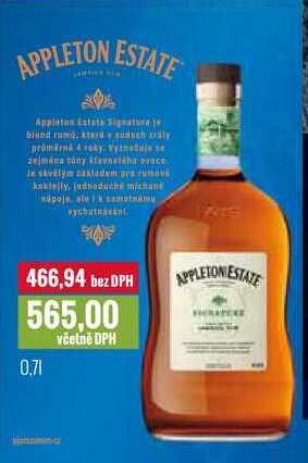 APPLETON ESTATE 0,7l