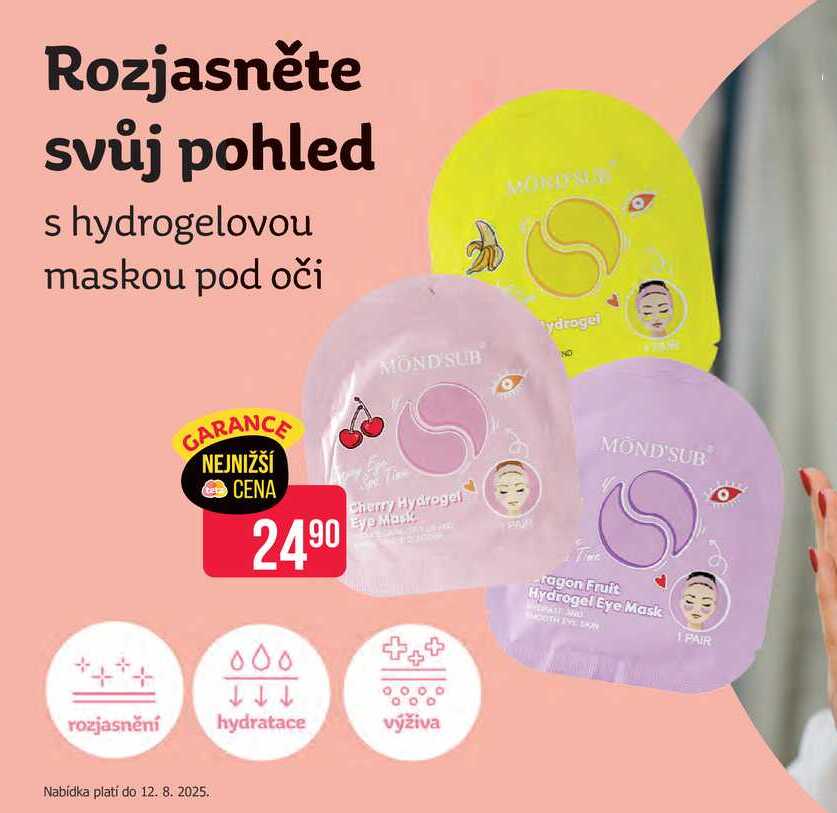 MOND'SUB Cherry Hydrogel Eye Masc 