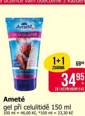 Ameté gel při celulitidě 150 ml 