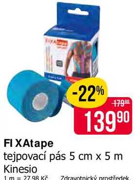 FI XAtape tejpovací pás 5 cm x 5 m Kinesio 