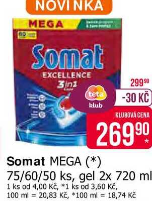 Somat gel 2x 720 ml 