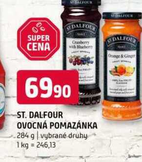 ST. DALFOUR OVOCNÁ POMAZÁNKA 284 g vybrané druhy 