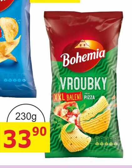 Bohemia Vroubky 230g, vybrané druhy