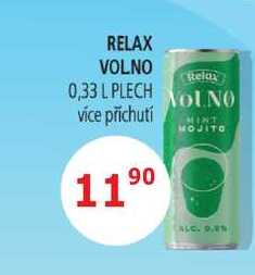 RELAX VOLNO 0,33 L PLECH 