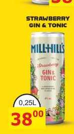 MILL HILLS GINS TONIC 0,25L míchaný nápoj