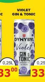 DYNYBYL Violet GIN & TONIC 0,25L míchaný nápoj