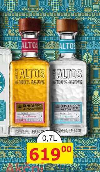 Olmeca Altos Plata 0,7l 38%