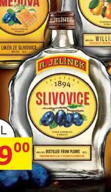 R. JELÍNEK Slivovice 3y 0,7l 45%
