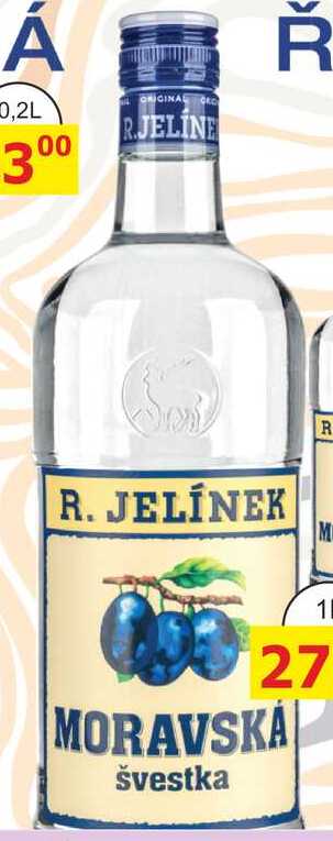 R. Jelínek Moravská švestka lihovina 1l