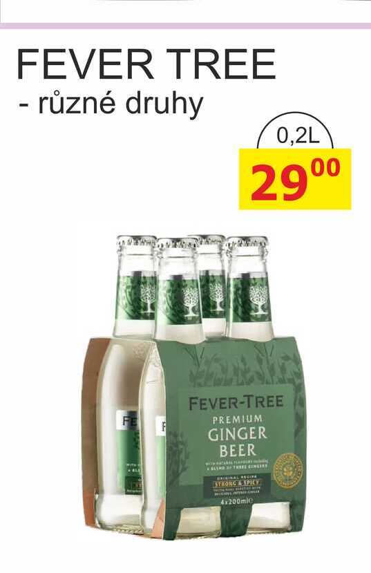 FEVER TREE - různé druhy 0,2L