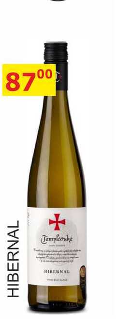 Templářské sklepy 0,75l HIBERNAL