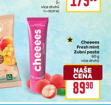 Cheeees Fresh mint Zubní pasta 60 g