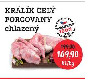 Králík chlazený, porcovaný 1 kg 