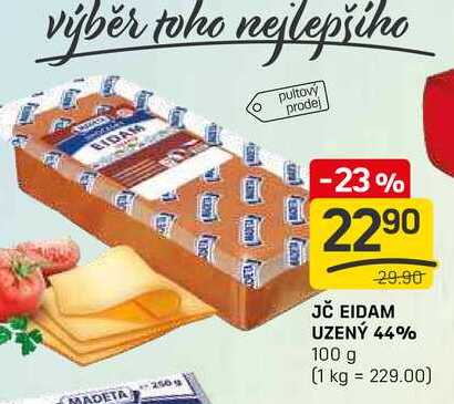 JČ EIDAM UZENÝ 44% 100g