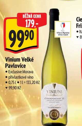  Vinium Velké Pavlovice 0,75 l