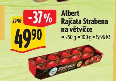 Albert Rajčata Strabena na větvičce 250 g 1 