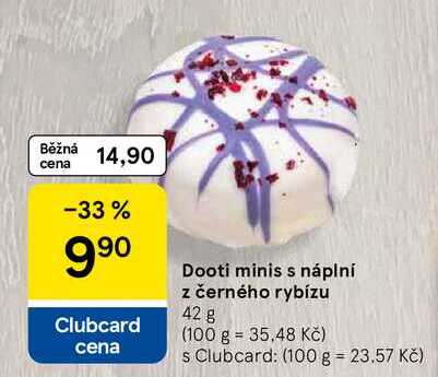 Dooti minis s náplní z černého rybízu, 42 g