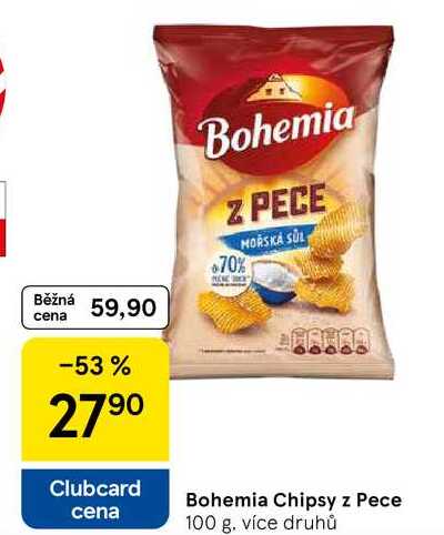 Bohemia Chipsy z Pece, 100 g, více druhů 