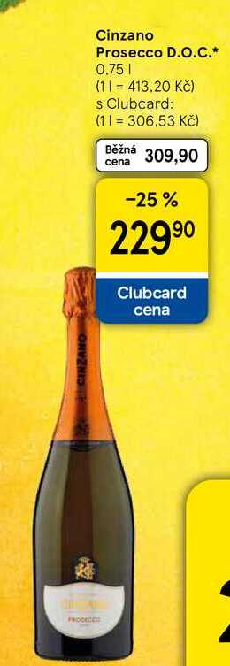 Cinzano Prosecco D.O.C., 0.75 l