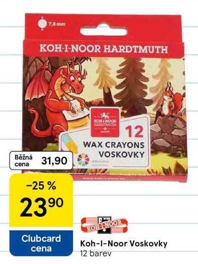 Koh-I-Noor Voskovky, 12 barev 