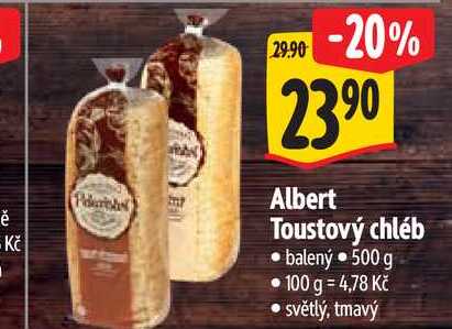   Albert Toustový chléb  500 g