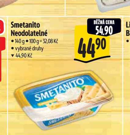 Smetanito Neodolatelné 140g 
