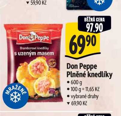 Don Peppe plněné knedlíky 600g, vybrané druhy